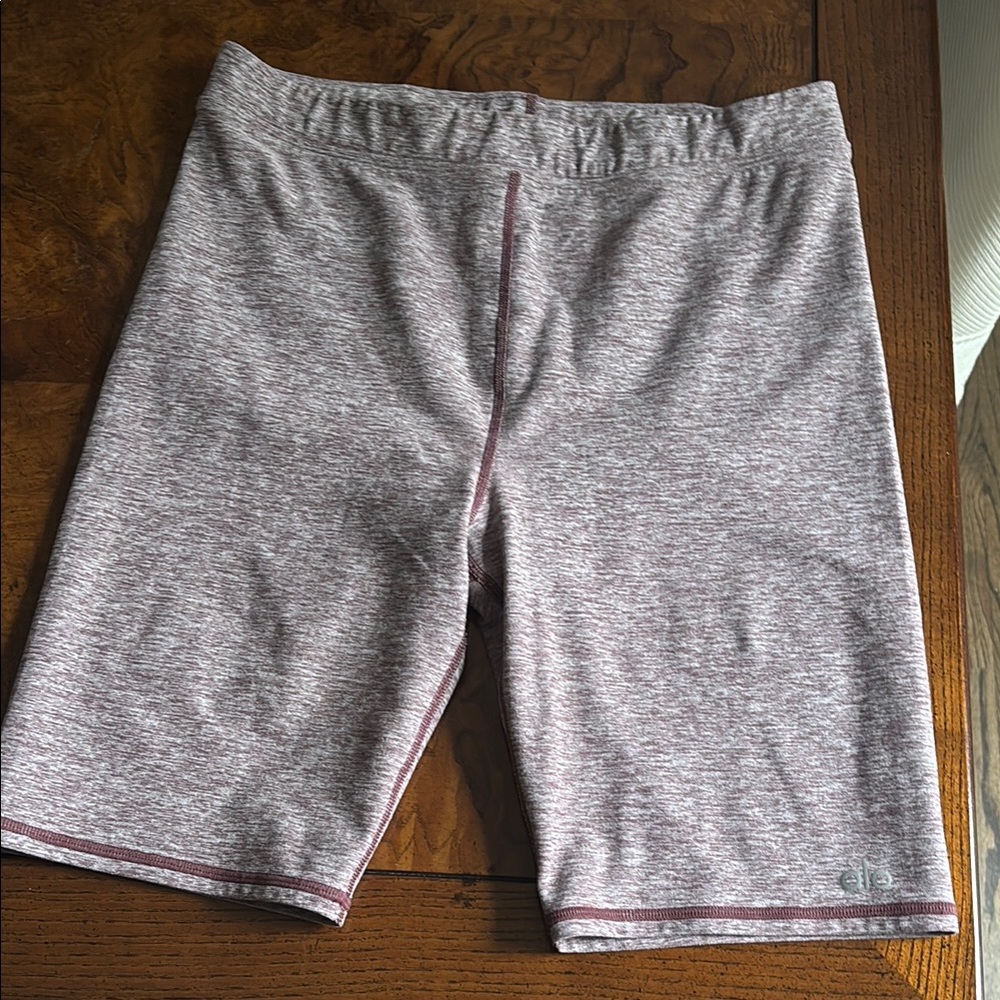 ALO Yoga Heathered Mauve Shorts